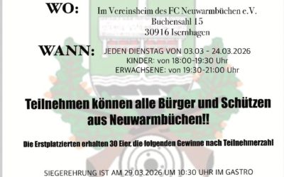 Einladung zum Ostereierschießen